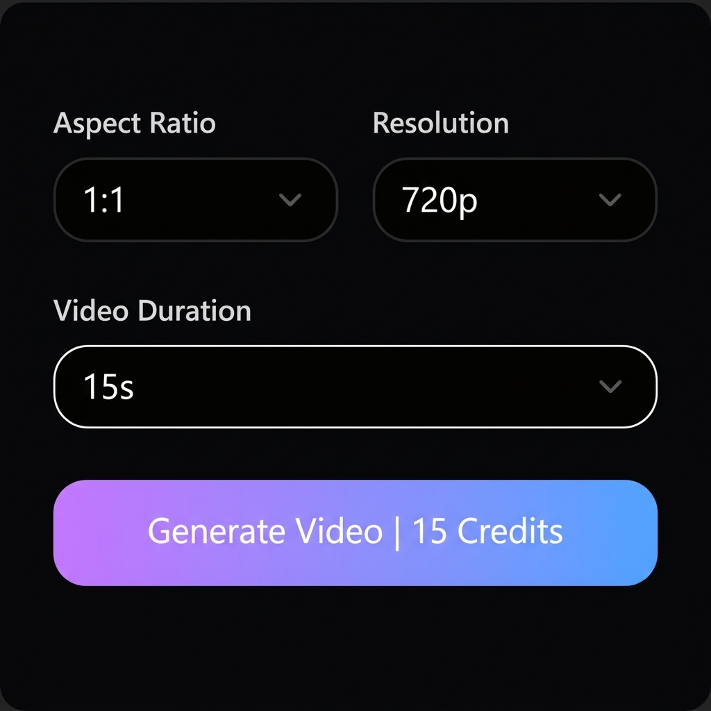 Choose simple generation settings